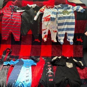 Lot of 65 pieces Newborn and 0-3 month baby clothes